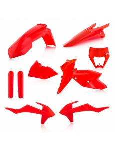 KIT PLÁSTICOS COMPLETO ACERBIS KTM EXC / EXC-F 2017 - 2019 LARANJA FLUO